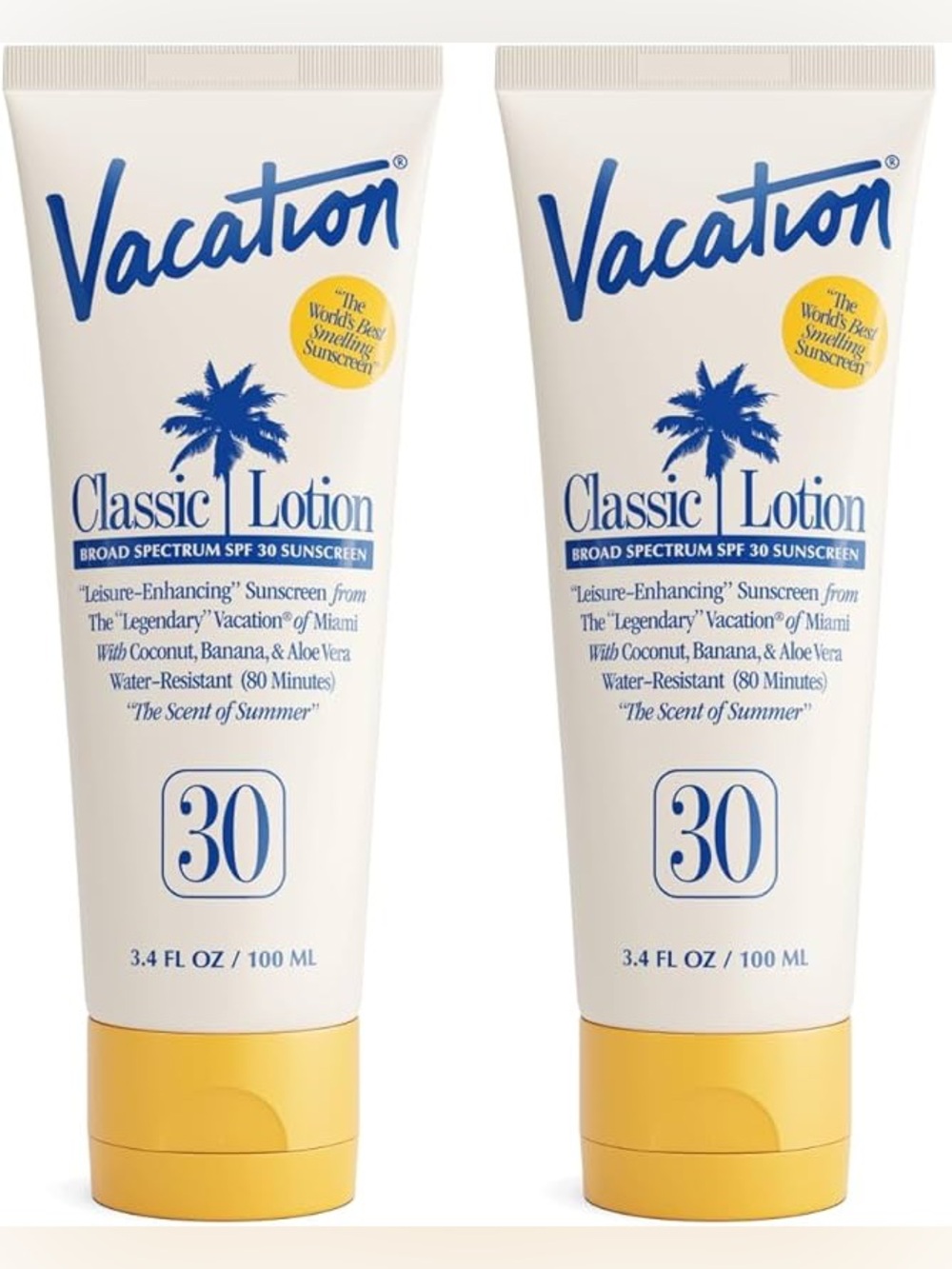 Vacation Set of 2 SPF 30 Classic Lotion 30ml NEW!